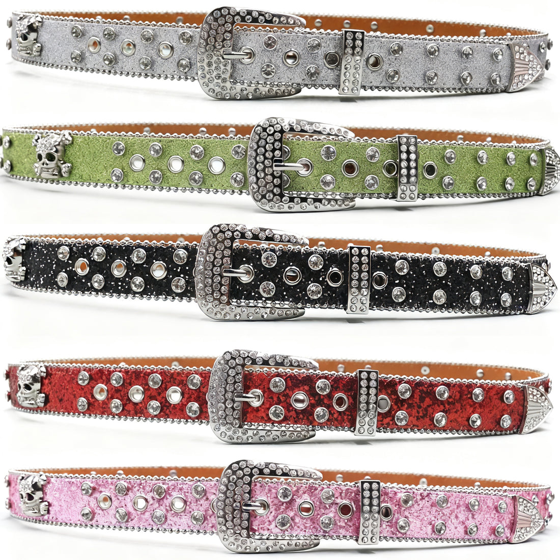 Sequin Rhinestone Belt